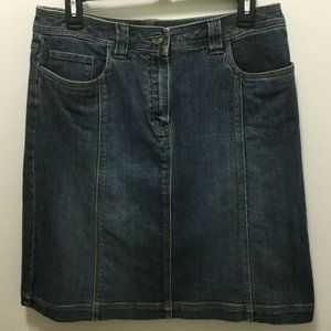 Talbots Jean Skirt Stretch high quality 8p